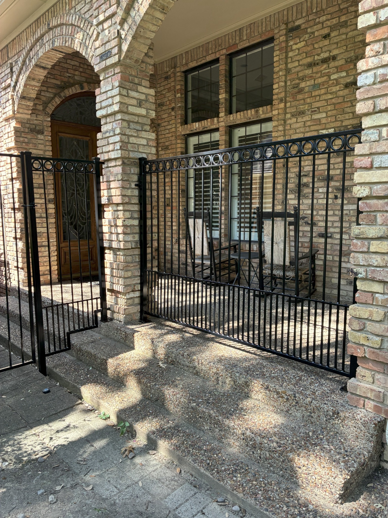 Patio safety gate